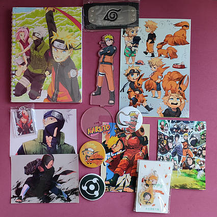 Аніме набір Наруто з акриловою фігуркою Наруто Узумакі / Naruto