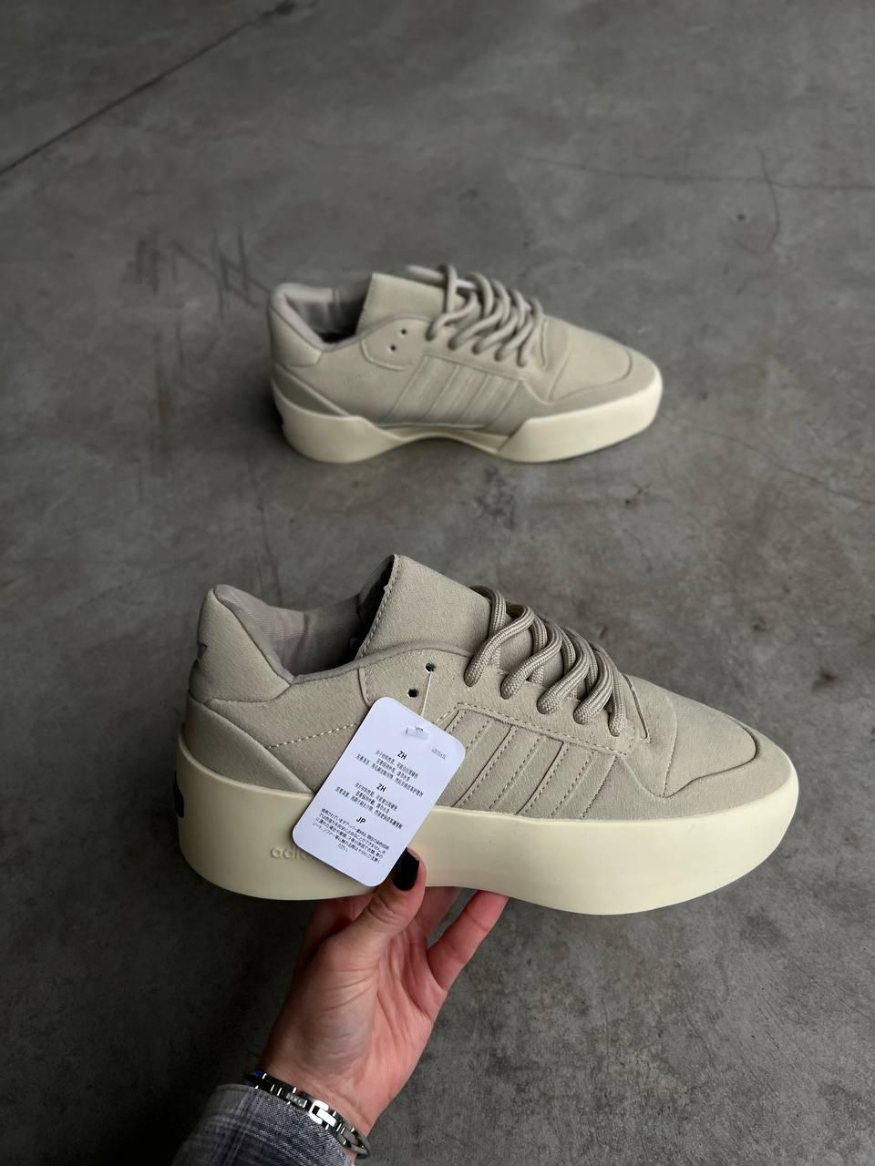 Кросівки чоловічі бежеві Adidas Forum Low 86 x Essential Fear of God (14160), фото 1