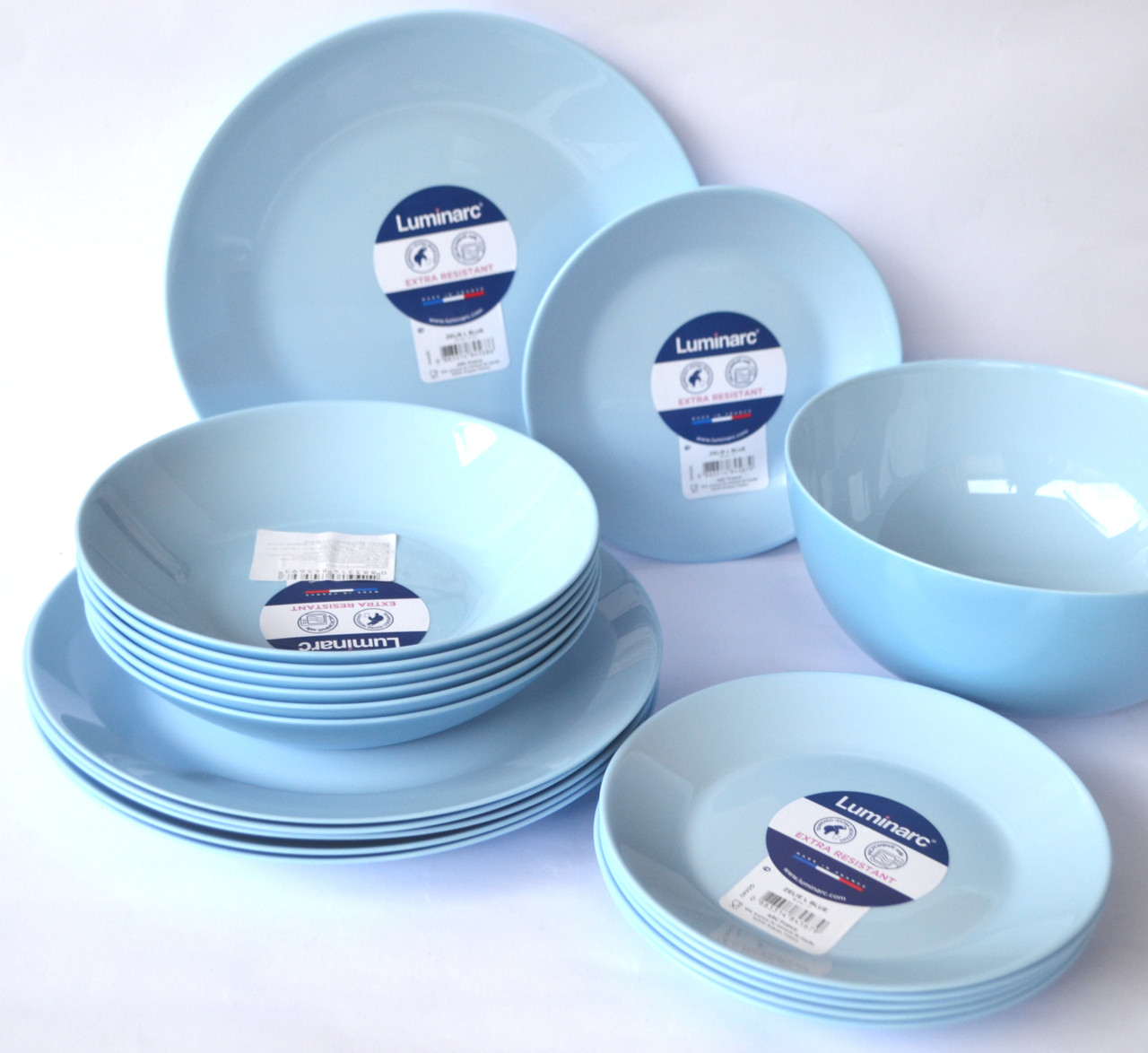 Сервіз Luminarc Zelie Blue 19 предметів (тех тара)