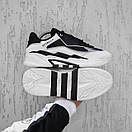 Кросівки чоловічі чорно-білі Adidas NiteBall 2 White Black (13359), фото 2