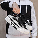 Кросівки чоловічі чорно-білі Adidas NiteBall 2 White Black (13359), фото 5