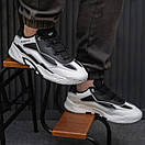 Кросівки чоловічі чорно-білі Adidas NiteBall 2 White Black (13359), фото 6