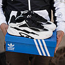 Кросівки чоловічі чорно-білі Adidas NiteBall 2 White Black (13359), фото 7