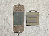 Підсумок під картки швидкий скид ППК-3 Койот ЗСУ чохол, планшет тактичний, армійський, похідний, військовий ЗСУ, НГУ рудий пісок, фото 2