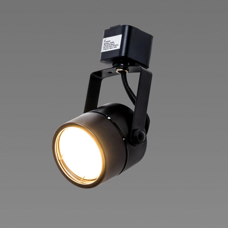 Світильник спот під лампу GU5.3 із поворотним механізмом чорного кольору Sirius Л 32064 (BLACK)