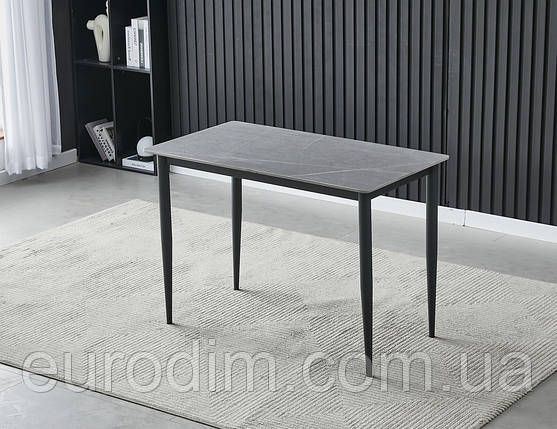 Обідній керамічний стіл TM-110 петра грей + сірий, фото 2