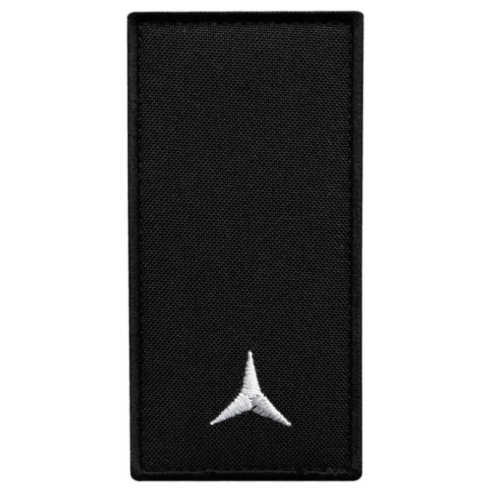 Шеврон на липучці погон звання ДСНС Молодший сержант 5х10 см вишитий патч нашивка