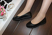 Балетки туфлі жіночі чорні Т1255, фото 4