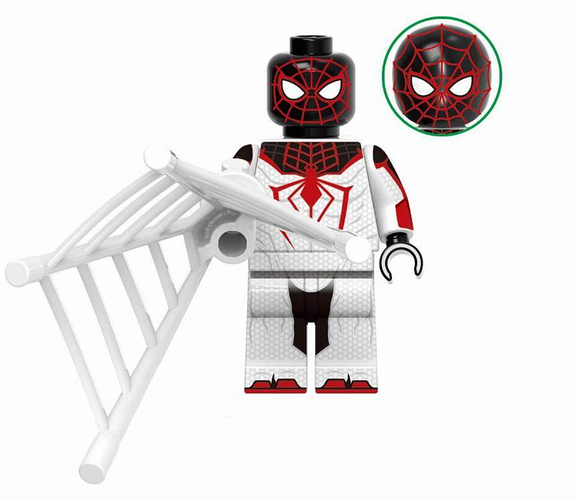 Фигурка Человек Паук для лего (Минифигурка Spider-Man Miles Morales ...