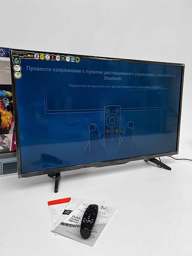 Телевизор 45 дюйма Smart TV UHD Android 13 Wi-Fi 4K (ID#2055401462 ...