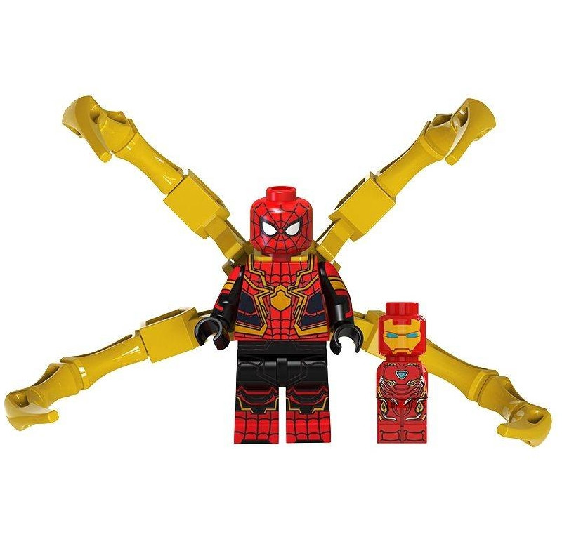 Фігурка Людина Павук для лего (Мініфігурка Spider-Man Костюм Залізний павук)