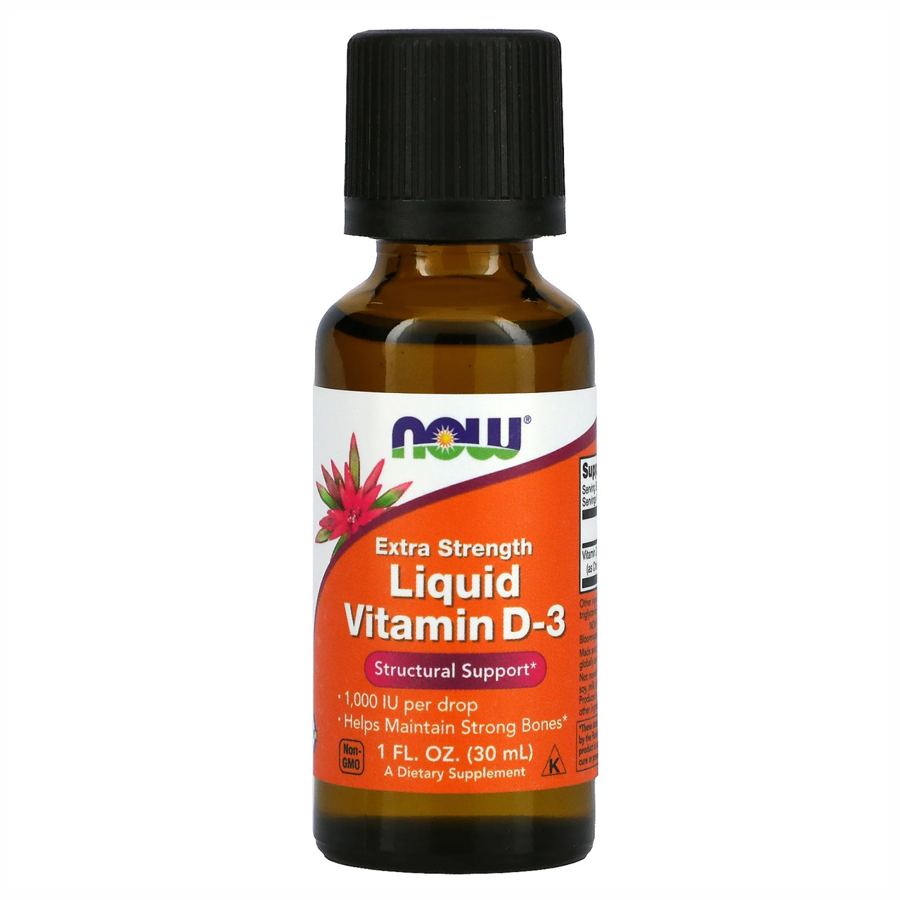 Liquid Vitamin D-3 - 30ml (1fl oz), фото 1
