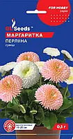 Маргаритка Перлина суміш широко використовується для посадок у садах парках, паковання 0,1 г