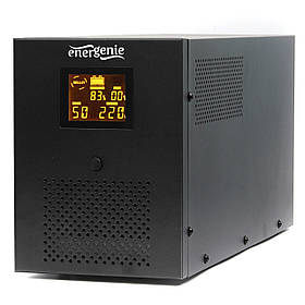 Джерело безперебійного живлення 3000VA, LCD, USB, серія Pro EnerGenie EG-UPS-036 — MegaLavka