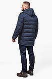 Зимова чоловіча зносостійка курточка в темно-синьому кольорі модель 63901, фото 4