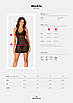 Пеньюар Obsessive Medilla chemise & thong M/L, фото 5