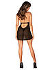 Пеньюар Obsessive Medilla chemise & thong M/L, фото 7