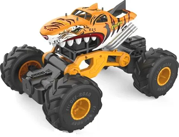 Дитяча іграшка джип у вигляді Акули на радіокеруванні на гумових колесах 666-740A Помаранчевий