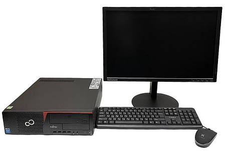 Б/в ПК+Монітор Fujitsi Esprimo E720 SFF| Celeron G1840| 8GB RAM| 500GB HDD| HD+Samsung S24C450BL| 24" 1920x1080, фото 1