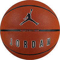 Баскетбольный мяч Nike JORDAN ULTIMATE 2.0 8P DEFLATED коричнево-черный Размер 7 J.100.8254.855.07