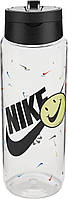 Бутылка для воды Nike TR RENEW RECHARGE STRAW BOTTLE 24 OZ 709 ml прозрачная N.100.7643.968.24