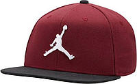 Кепка Nike Jordan PRO JUMPMAN SNAPBACK темно-красно-черно-белая AR2118-680