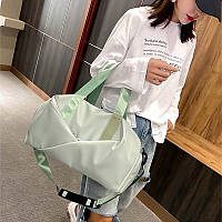 Спортивна сумка для спортзалу жіноча з довгою ручкою Boyatu зелений (GS-125440)