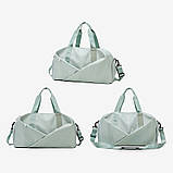 Спортивна сумка для спортзалу жіноча з довгою ручкою Boyatu зелений (GS-125440), фото 8