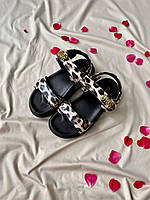 Женские боссоножки Dior Sandals Leopard