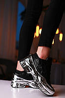 Женские кроссовки Adidas Raf Simons Ozweego Black Silver