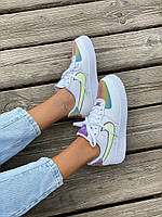 Женские кроссовки Nike Air Force White Reflective