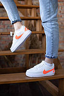 Женские кроссовки Nike Air Force Jester White Ogange