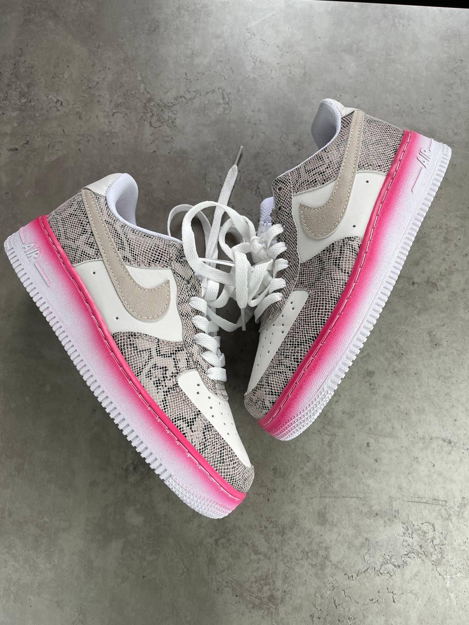 Snakeskin air force 1 low outlet