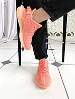Женские кроссовки Adidas Yeezy Boost 350 V2 Pink 1