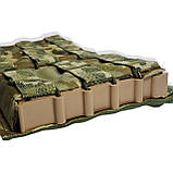 Передня панель до плитоноски "YURKO" з вшитими кишенями під АК | Піксель ММ14 | Ukr shield, фото 3