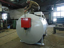 Резервуар емкостью 10000л с установленной топливораздаточной колонкой ARMADILLO 60, 220В, 60 л/мин производитель Adam Pumps Италия