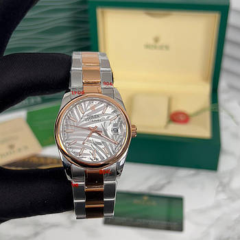 Якісний годинник Rolex DateJust Oyster Perpetual 36 Silver-Rose Gold