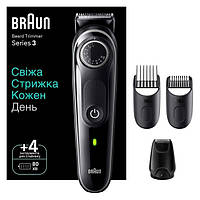 Триммер Braun Beard Trimmer BT3440 черный h