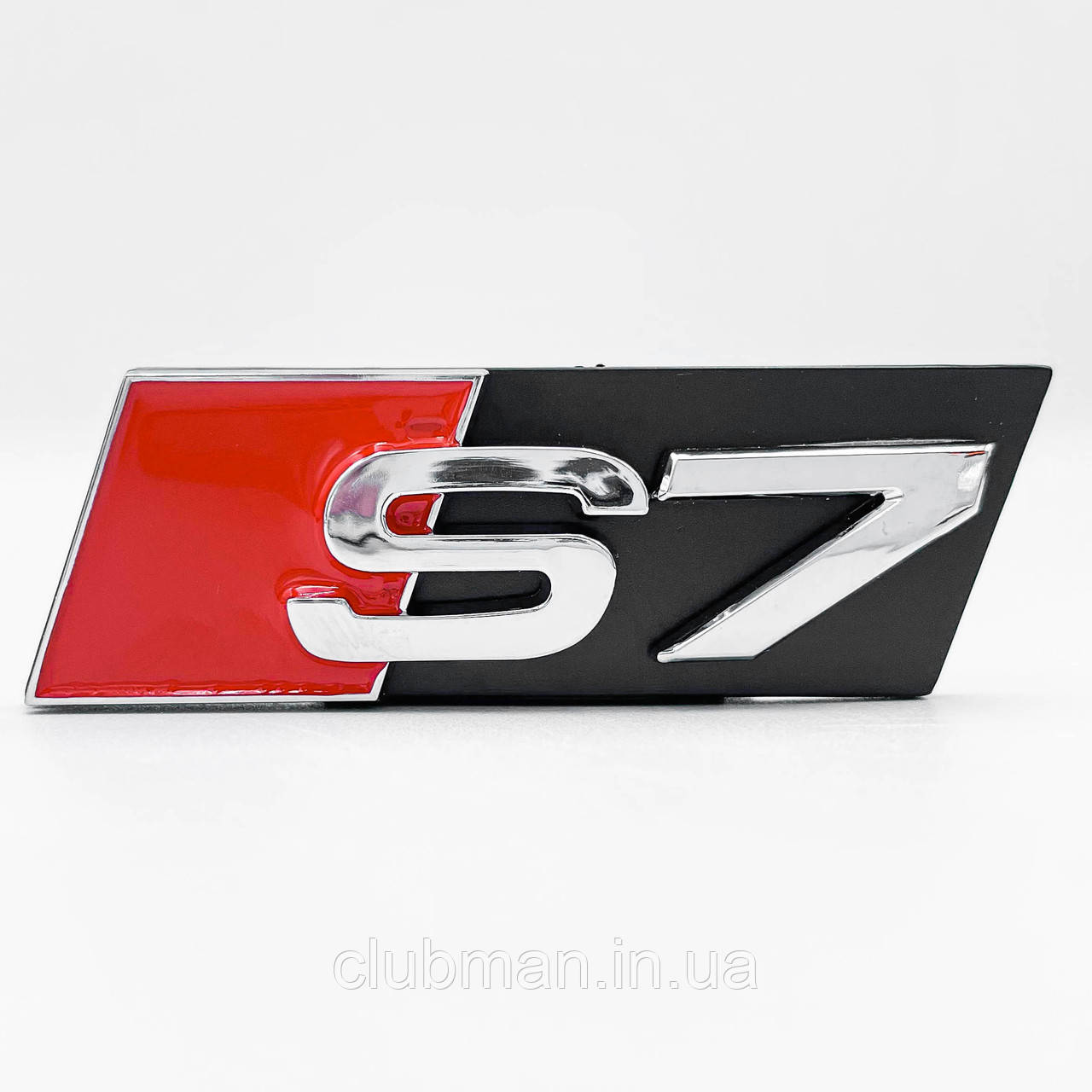 Емблема для решітки радіатора S7 AUDI (Ауді) - Хром 68 х 21 мм