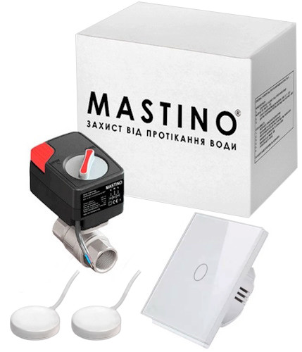 Система захисту від потопу Mastino NS1 Light white 1/2" на одну трубу