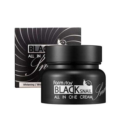 FarmStay All-In-One Black Snail Cream Крем з екстрактом чорного равлика, 100 мл