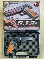 Детский Высококачественный Металлический пистолет с кобурой Colt 1911 игрушка !!!