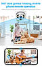 Розумна поворотна IP-камера з панорамним оглядом Wifi smart camera V360 PRO 1920*1080, фото 7