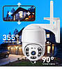 Розумна поворотна IP-камера з панорамним оглядом Wifi smart camera V360 PRO 1920*1080, фото 8