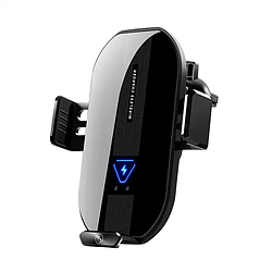 Автотримач із бездротовою зарядкою для телефону 15Вт RG для приладової панелі автомобіля USB (А9)