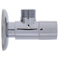 Кран угловой Raftec 1/2"X1/2" с керамическим запорным элементом, фото 4