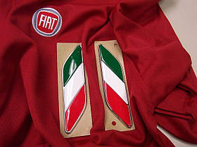 Fiat 500 2012-2019 Ємблема значок ємблеми значки на крила передні прапор Італія Нові Оригінал