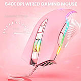 Миша ігрова дротова ONIKUMA Gaming CW905, чорна, фото 3