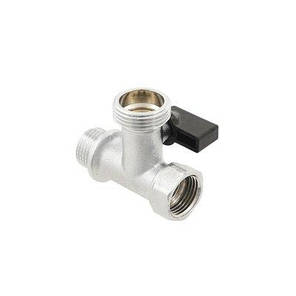 Кран угловой Raftec 1/2х3/4х1/2" с шаровым запорным элементом, фото 2