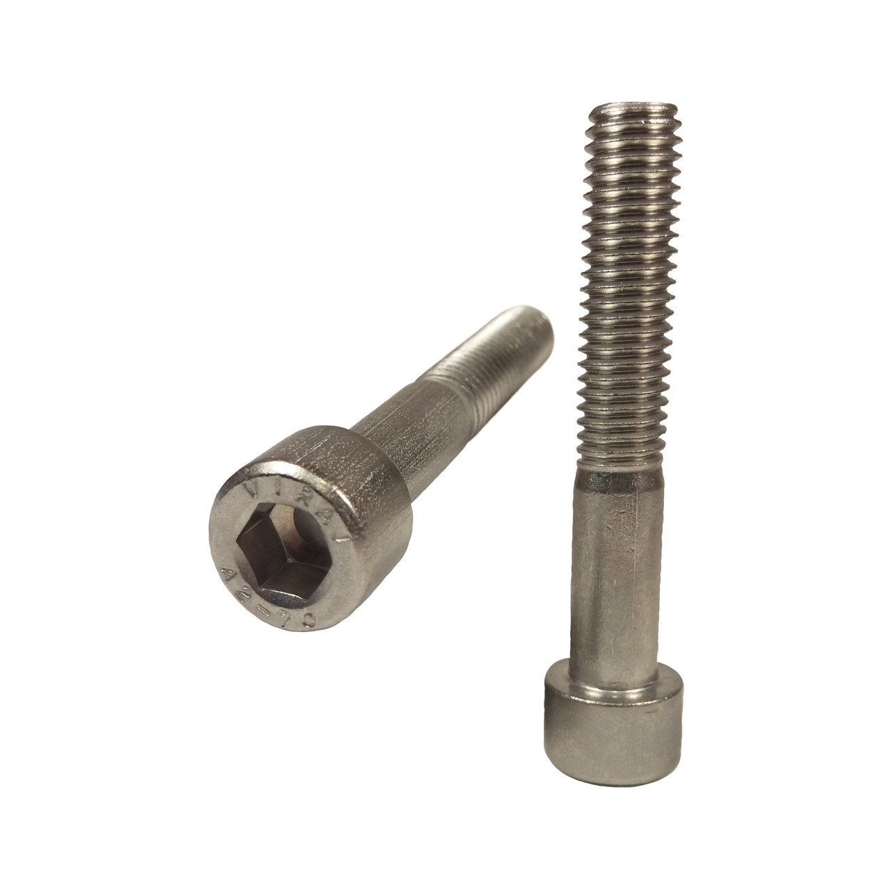 Гвинт циліндричній нержавіючий з внутрішнім шестигранником A2-70 DIN 912 4х10, фото 1